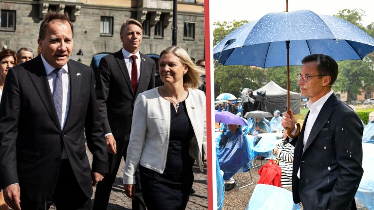 Socialdemokraterna upp i ny mätning – M, SD och KD backar