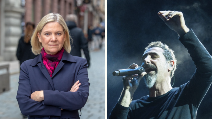 Magdalena Andersson och Ser Tankian