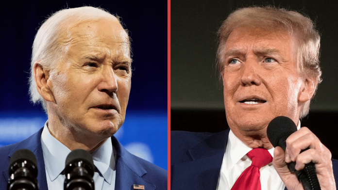 Joe Biden och Donald Trump