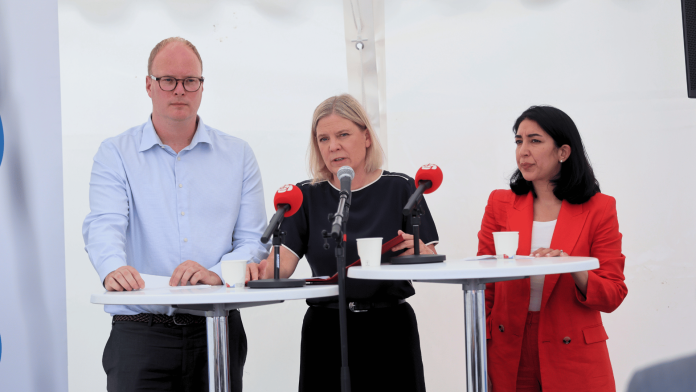 Anders Österberg, Magdalena Andersson och Lawen Redar