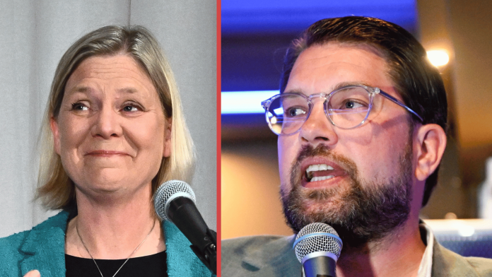 Magdalena Andersson och Jimmie Åkesson