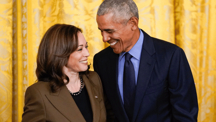 Kamala Harris och Barack Obama