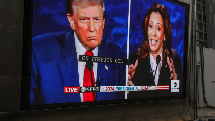 Donald Trump och Kamala Harris