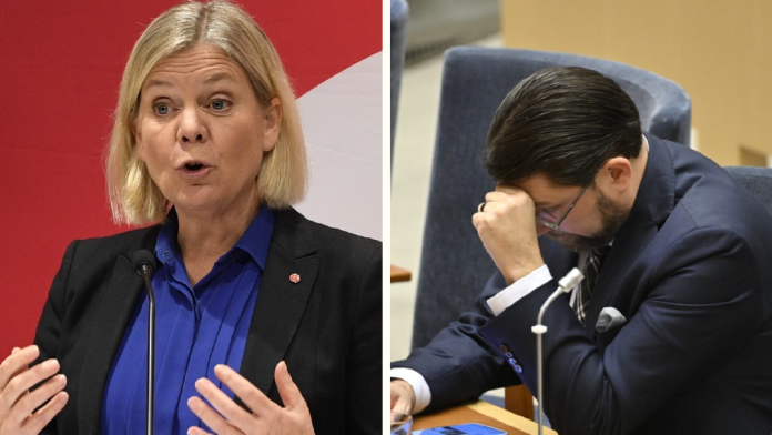 Magdalena Andersson och Jimmie Åkesson