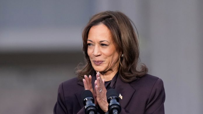 Demokraternas presidentkandidat Kamala Harris