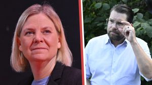 Magdalena Andersson och Jimmie Åkesson