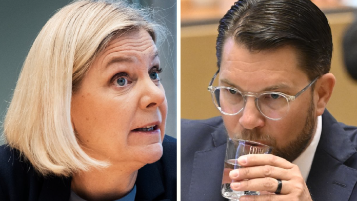 Magdalena Andersson och Jimmie Åkesson