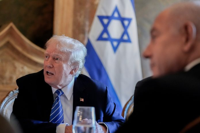 Donald Trump och Benjamin Netanyahu