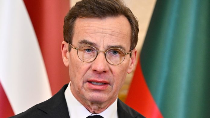 Statsminister Ulf Kristersson