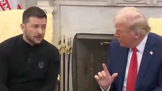 Volodymyr Zelenskyj och Donald Trump